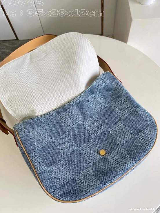 Official oldcobbler Montsouris VUITTON MM LOUIS Messenger 0710